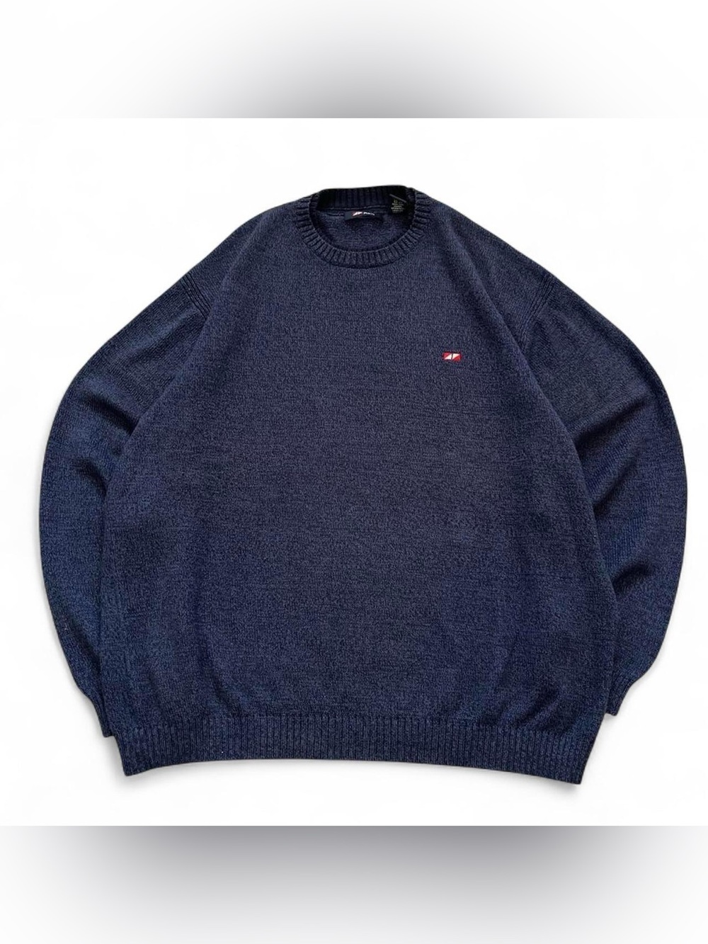 Vintage navy knit sweater